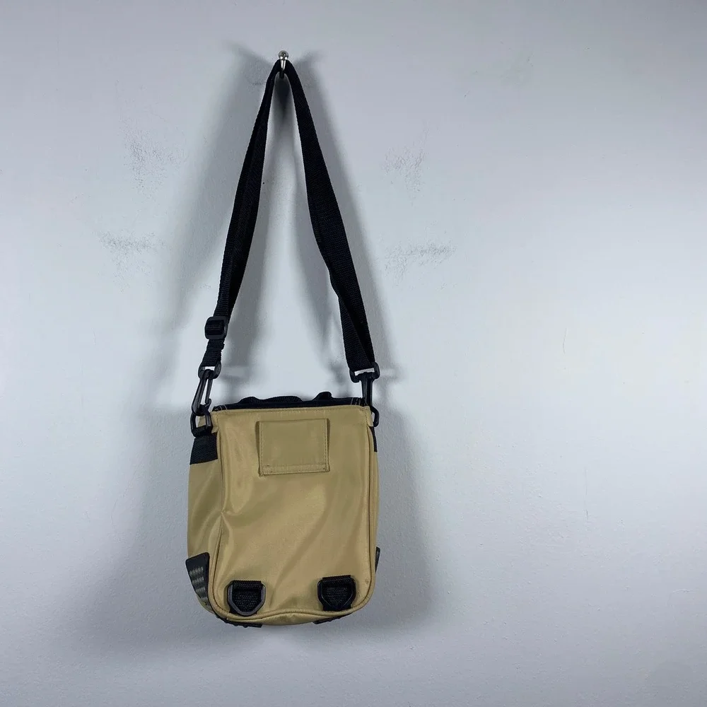 Unbranded Crossbody Messenger Bag Khaki Black Utility Techwear Hiking Gorpcore